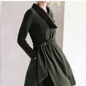 Anthropologie Sparrow Green sweater coat